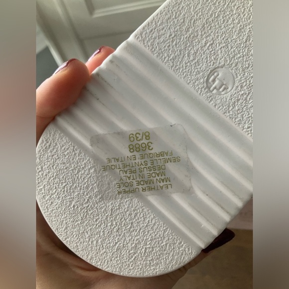 VERDEROSMARINO Barbiecore Metallic Pink Ankle Strap Leather Sandals Women’s SZ 8 - Picture 4 of 15